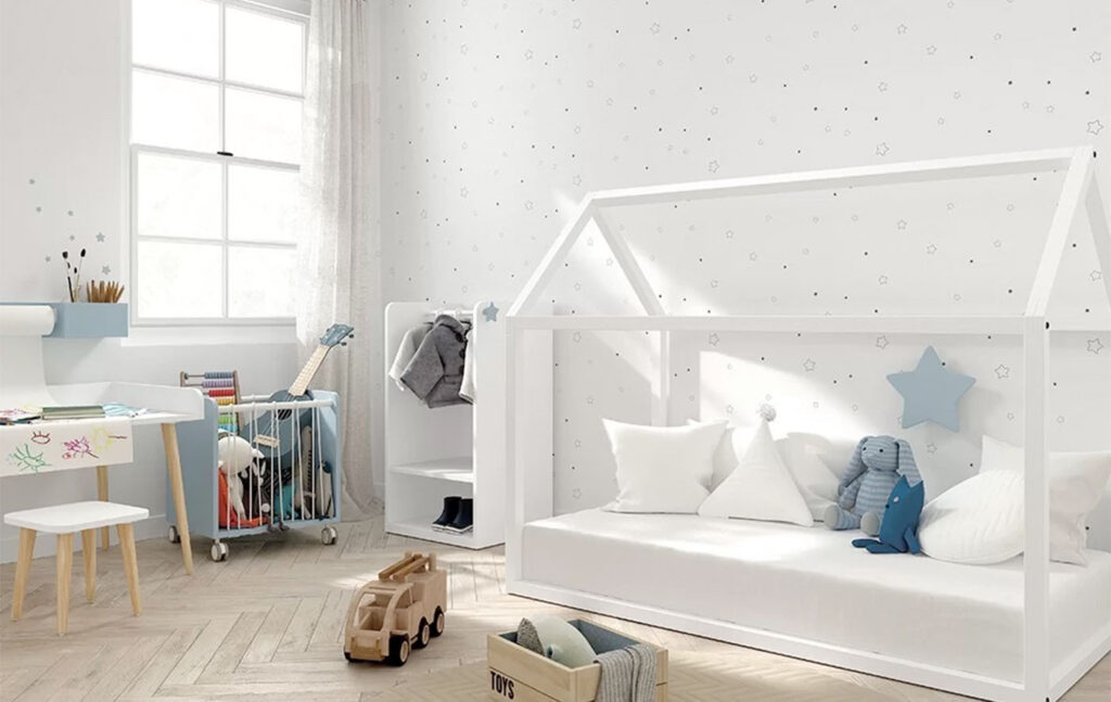 Cama casita mini